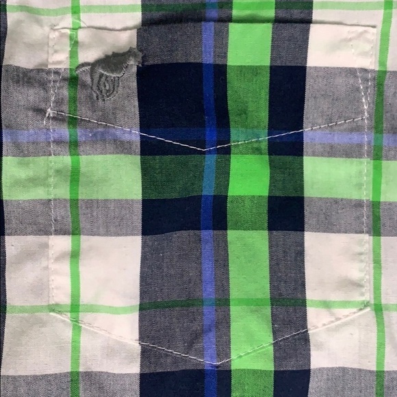 Wrangler Casual Plaid Boys Button Down Shirt - Picture 5 of 7